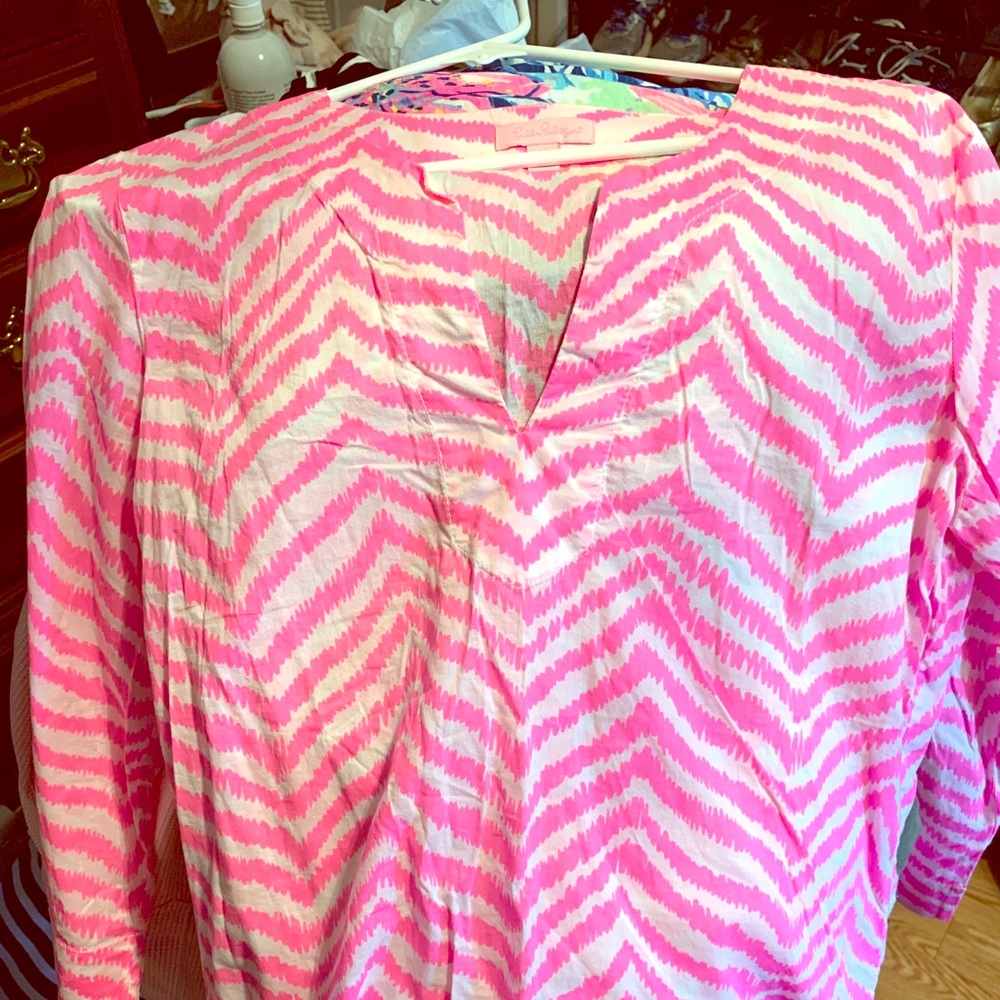 Lilly Pulitzer Amelia Tunic Medium. EUC